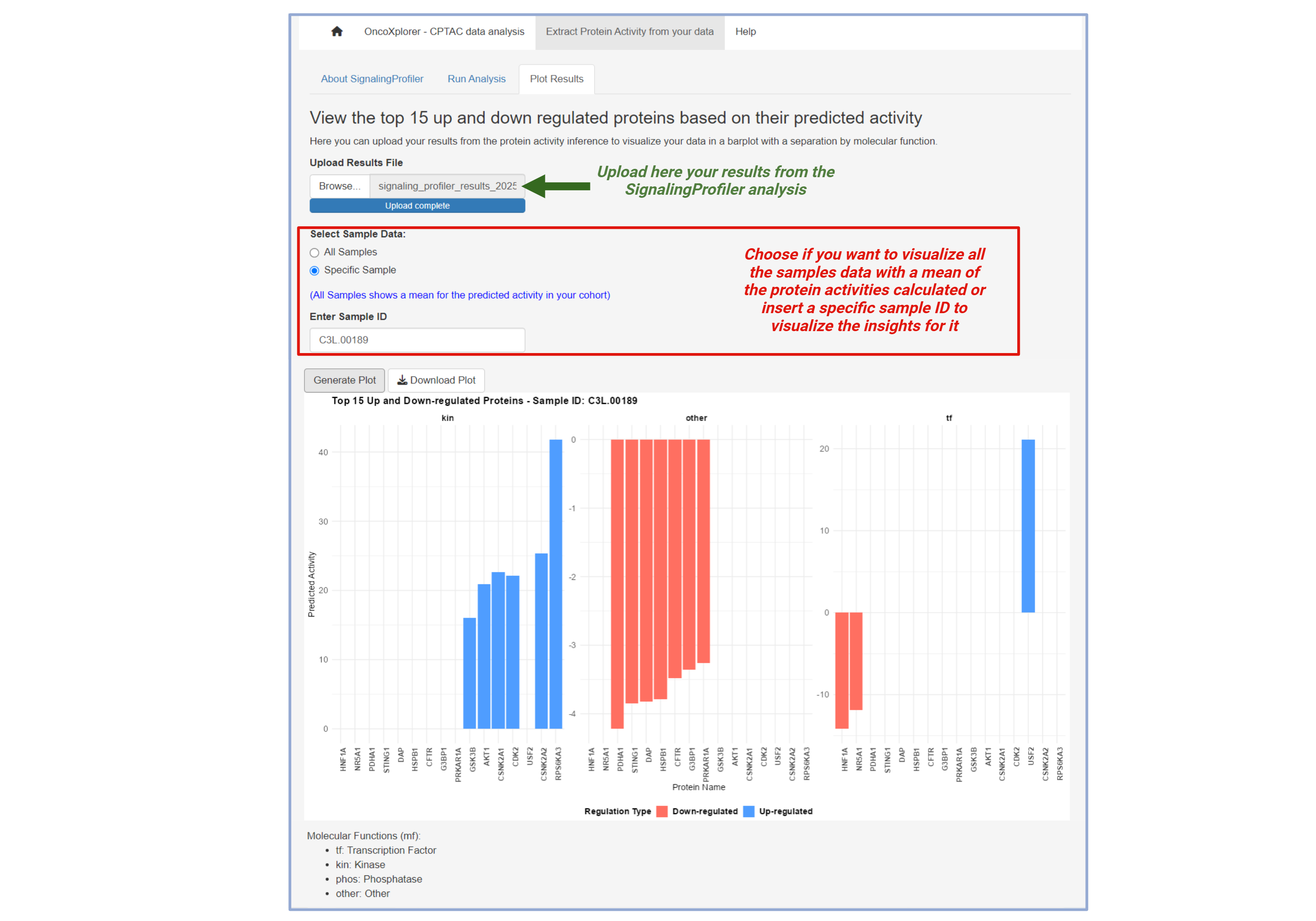 SignalingProfiler Results
